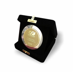 Medalha banho prata e ouro Personalizada