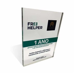 Tombstone em Acrílico Cristal Personalizado