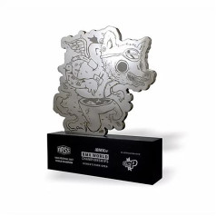 Troféu Corpo em Aço Inox Escovado e Polido Personalizado