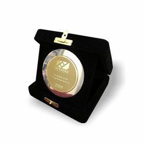 Medalha banho prata e ouro Personalizada