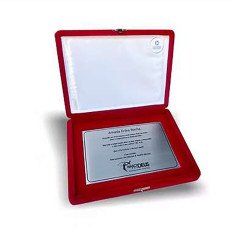 Placa em Aço Inox Personalizado
