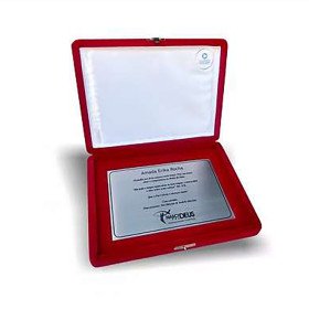 Placa em Aço Inox Personalizado