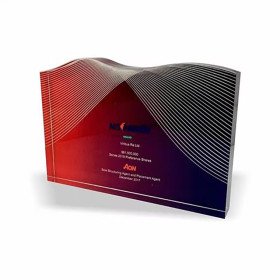 Tombstone em Acrílico Colorido Personalizado