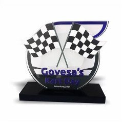 Troféu Corpo Acrílico Cristal Personalizado