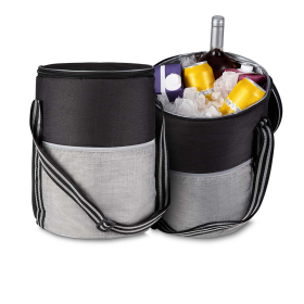 Bolsa térmica em nylon e poliéster 300d promocional