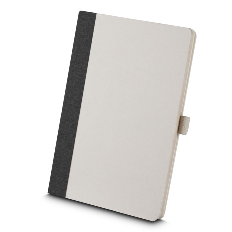 Caderno a5 capa em fibra de cana de açúcar e rpet personalizado