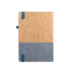 Agenda em cortiça e linho Personalizada