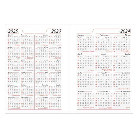 Agenda diária 2025 Personalizada com Logo