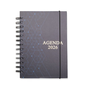 Agenda Diária 2026 Wire-O Personalizada