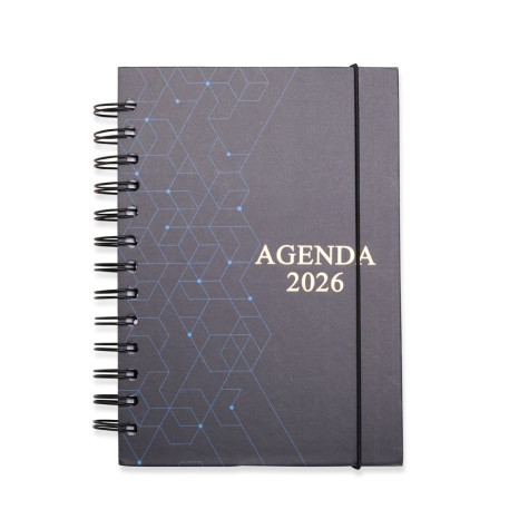 Agenda Diária 2026 Wire-O Personalizada