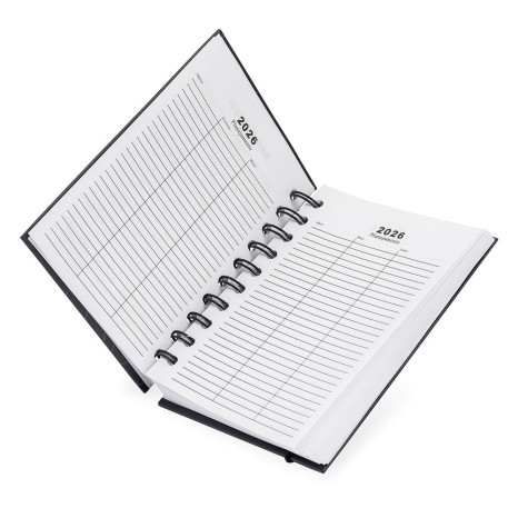 Agenda Diária 2026 Wire-O Personalizada