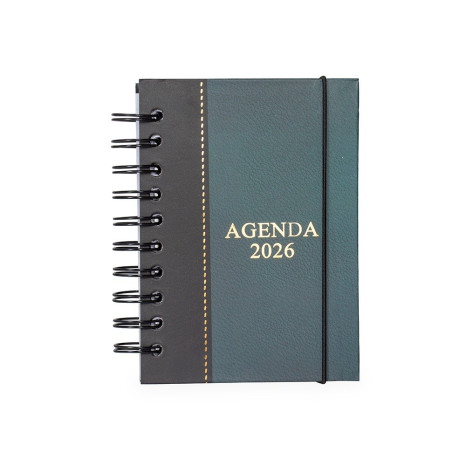Agenda Diária 2026 Wire-O Personalizada