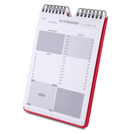 Caderno A5 Planner Capa em PU Personalizado