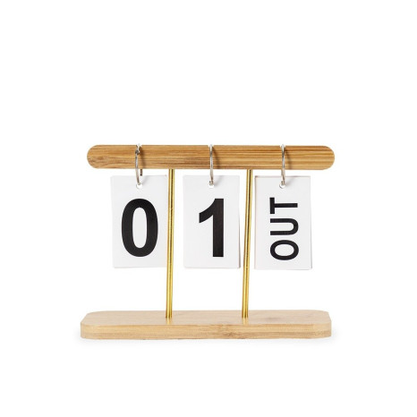 Calendário Permanente Bambu Personalizado