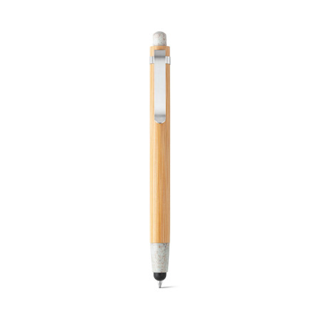 Caneta Bambu Touch Screen Personalizada Para Brindes