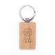 Chaveiro Retangular em Madeira Personalizado