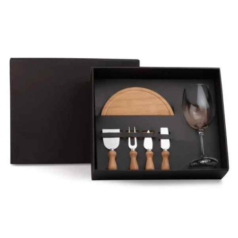 Conj. Taça, Tábua e Utensílios 6 Peças Personalizado