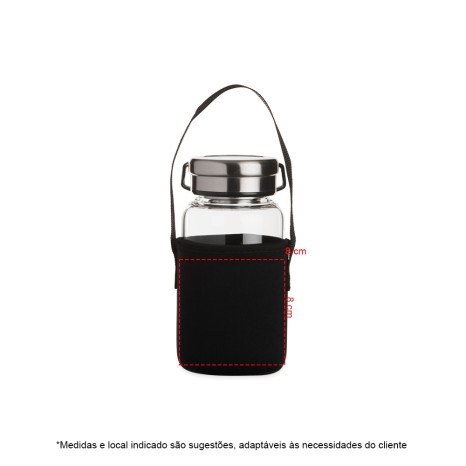Garrafa de Vidro 650ml Personalizada