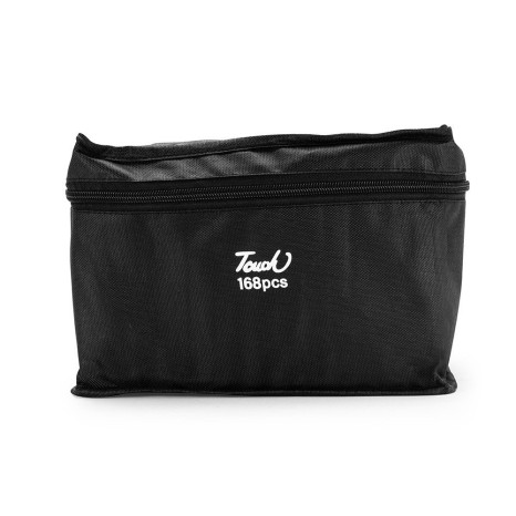 Kit Canetas Marcadoras Pontas Duplas 168 Cores Promocional