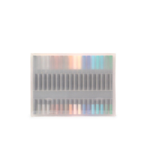 Kit Canetinhas Ponta Dupla Com 36 Cores Personalizado