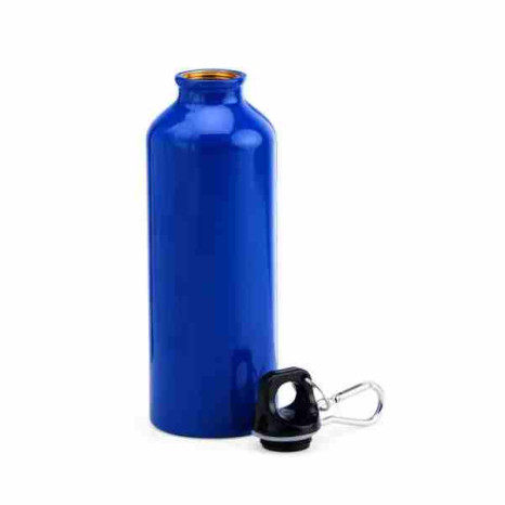 Kit Com Squeeze, Caneta E Caderno - Azul - 3 Pçs Personalizado