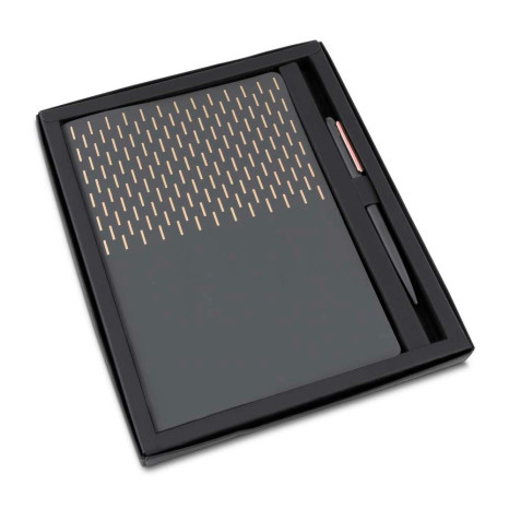 Kit Escritório A5 Capa em PU e Caneta Metálica Personalizado