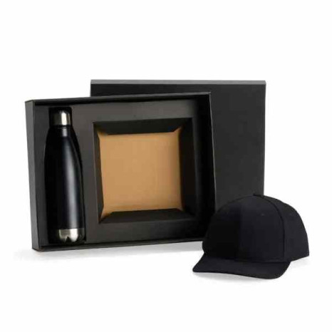 Kit Garrafa e Boné para Brindes