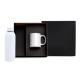Kit Garrafa E Caneca - Branco - 2 Pçs Personalizado 