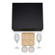 Kit p/ Petisco, Patê E Vinho Personalizado