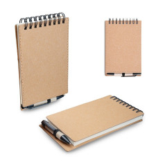 Mini Caderno A6 com Caneta Promocional