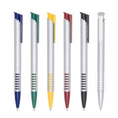 Caneta Personalizada Plástica Com Logo