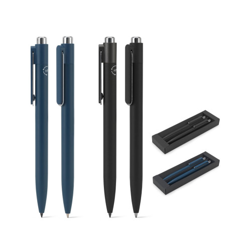 Conjunto Caneta Esferográfica e Caneta sem Tinta Personalizado