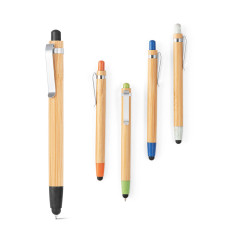 Caneta Bambu Touch Screen Personalizada Para Brindes