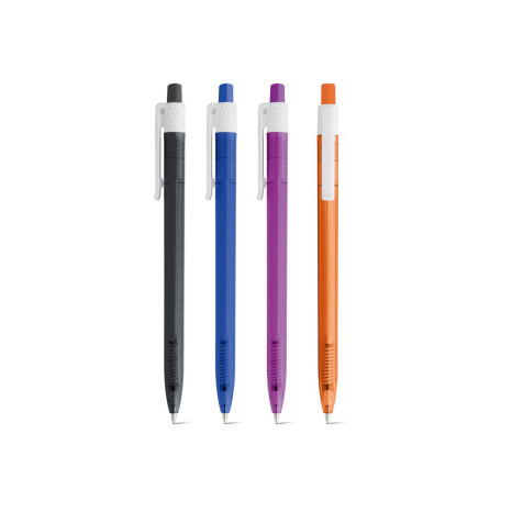 Caneta Plástica Translúcida Personalizada