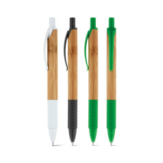 Caneta de Bambu Com Antideslizante Personalizada 