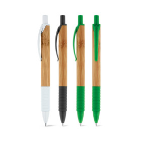 Caneta de Bambu Com Antideslizante Personalizada 