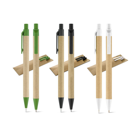 Conjunto de Caneta e lapiseira Ecológico