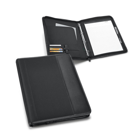 Pasta Convenção A4 Couro Sintético e Microfibra Personalizada