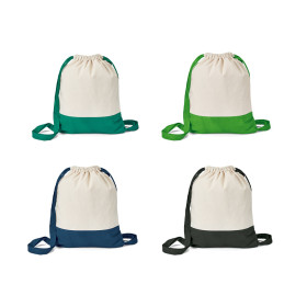 Sacola Tipo Mochila Com Logotipo Personalizada