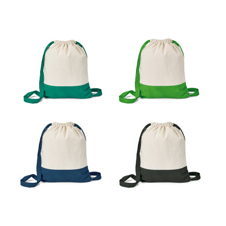 Sacola Tipo Mochila Com Logotipo Personalizada