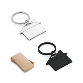 Chaveiro de Metal Formato Casa Personalizado