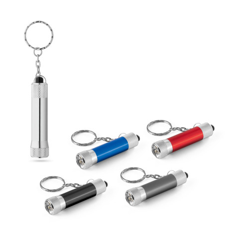 Chaveiro Alumínio Com lanterna 3 Leds