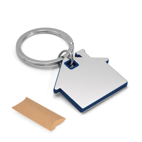 Chaveiro Formato Casa Com Logo Gravado em Laser 