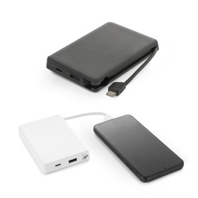 Bateria Portátil em ABS 100% Reciclado 10.000mAh Promocional