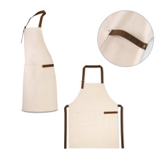 Avental 100% algodão canvas (320 g/m²) personalizado