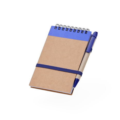 Bloco de Anotações Ecológico com Caneta Personalizado com Logo