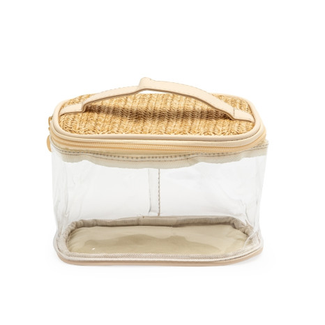 Nécessaire Pvc e Palha Personalizado com Logo