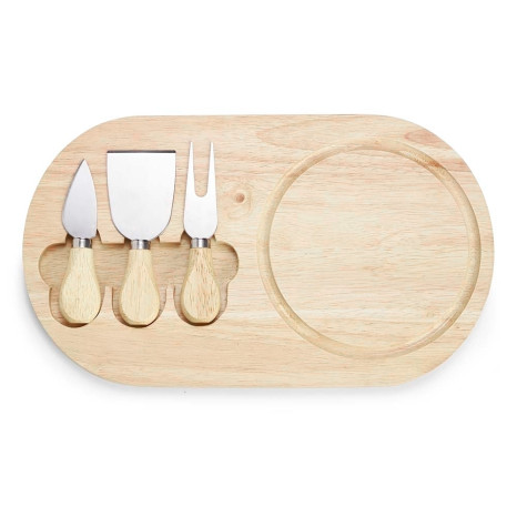 Kit Queijo 4 Peças Personalizado com Logo