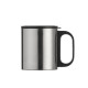 Caneca inox 180ml com tampa para brinde