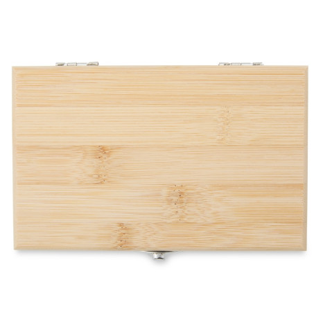 Kit Vinho Bambu 3 Peças Personalizado com Logotipo